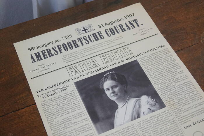 Verjaardag van koningin Wilhelmina wordt gevierd