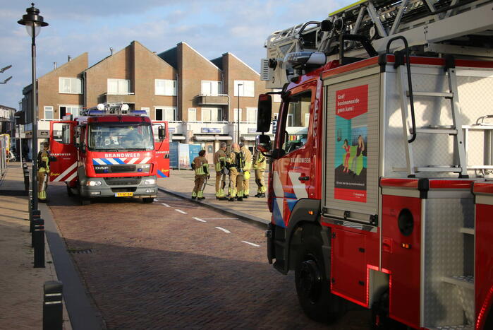 Brand in vriezer van hotel snel onder controle