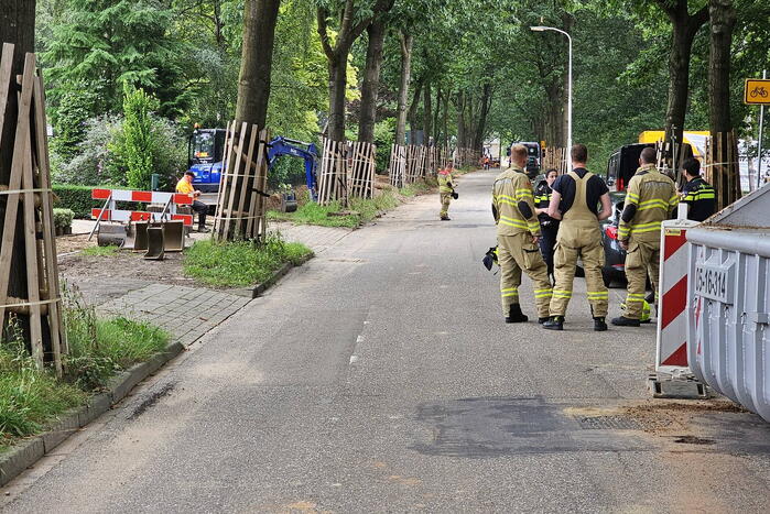Gaslekkage door graafwerkzaamheden