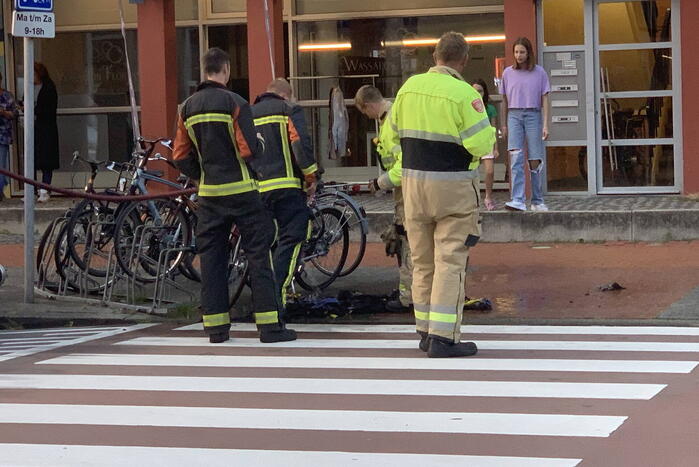 Kledingbak vat vlam in wassalon