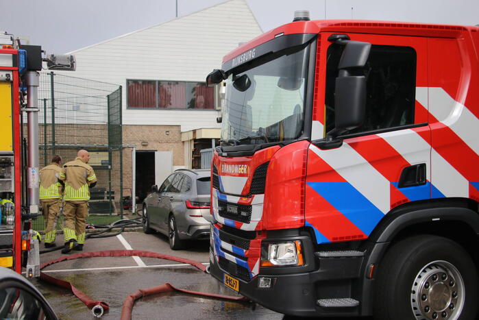 Grote brand in sportgebouw