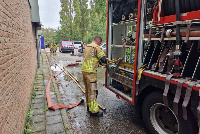 Grote brand in sportgebouw