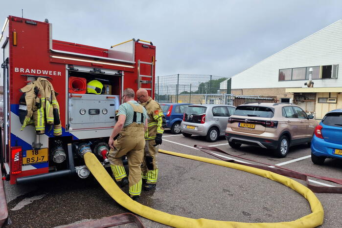 Grote brand in sportgebouw