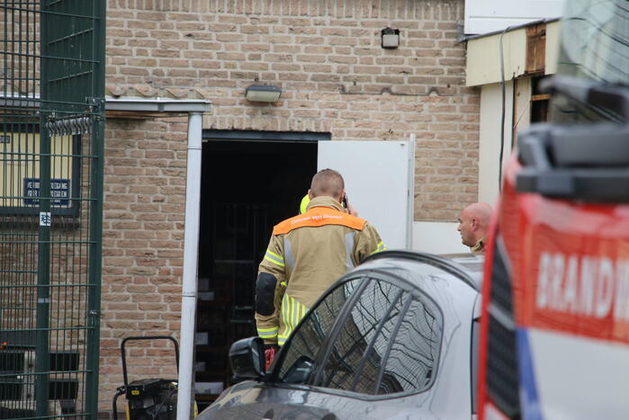 Grote brand in sportgebouw