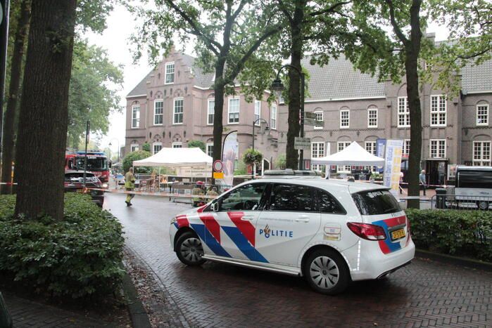 Gaslekkage bij opbouw evenement