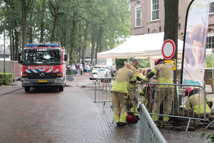 Gaslekkage bij opbouw evenement