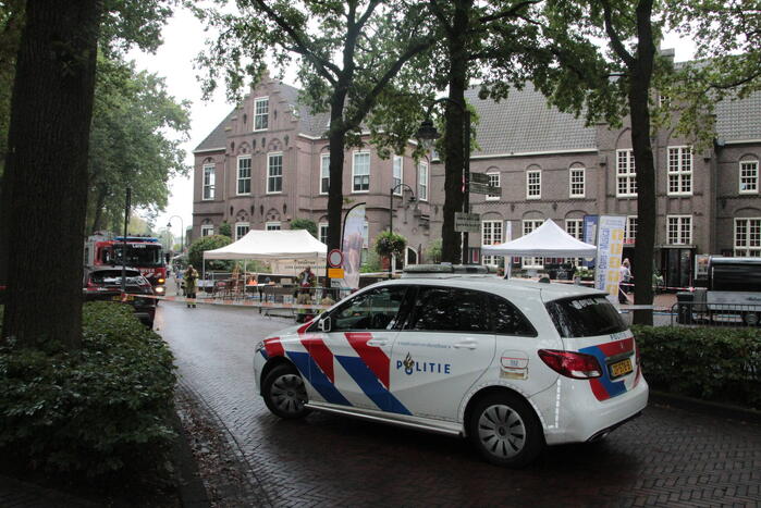 Gaslekkage bij opbouw evenement