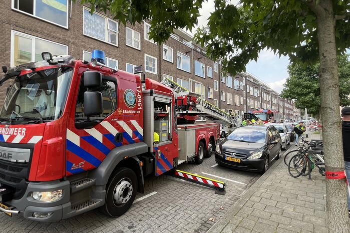 Schade bij felle brand in woning