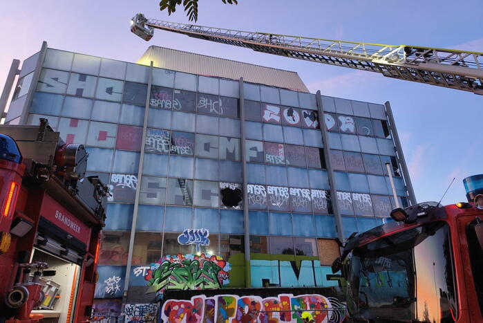 Grote brand in leegstaande school