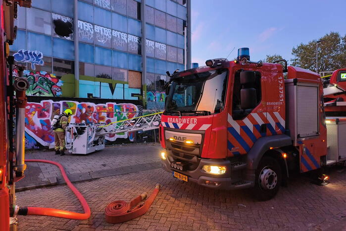 Grote brand in leegstaande school