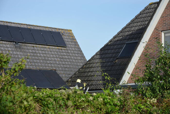 Schuurbrand door vergeten barbecue