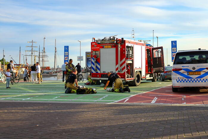 Brand in accuruimte van veerpont