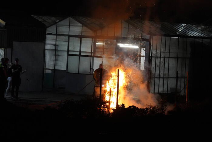 Industriebrand blijkt buitenbrand