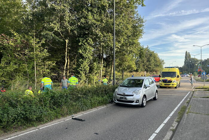 Fietser ernstig gewond bij botsing met automobilist