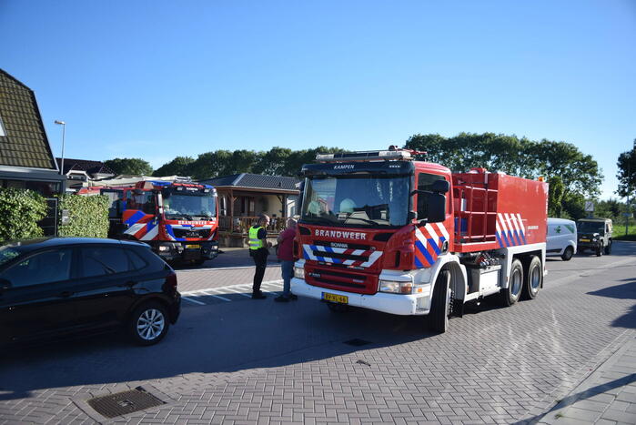 Brand bij woonwagen snel onder controle