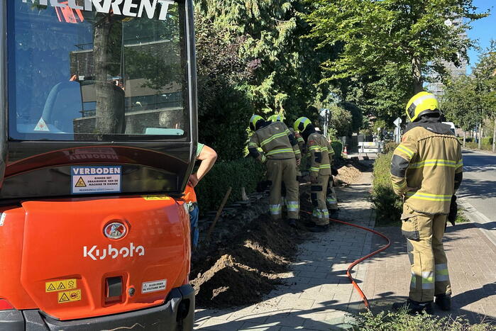 Gaslekkge na werkzaamheden