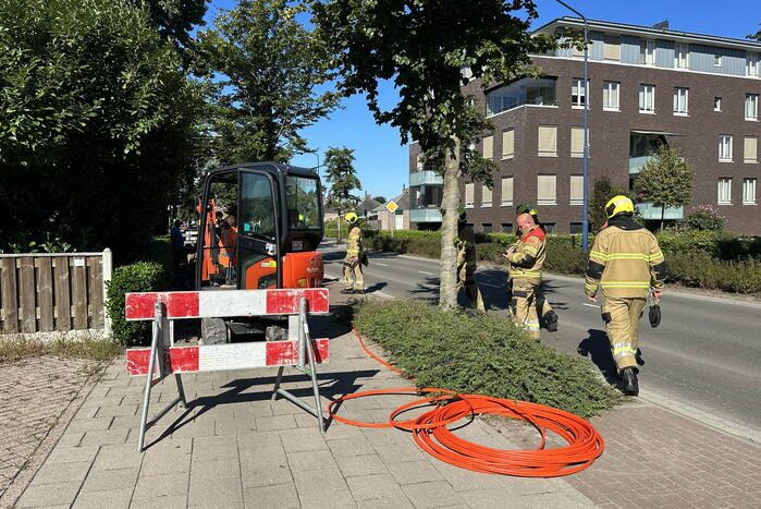 Gaslekkge na werkzaamheden