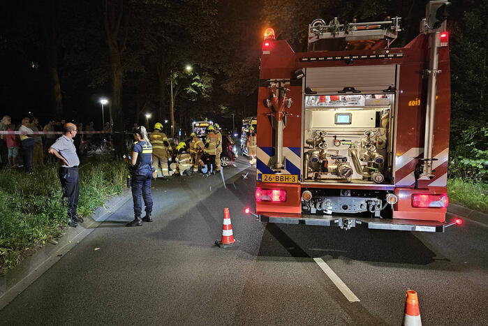 Gewonde en flinke schade bij eenzijdig ongeval