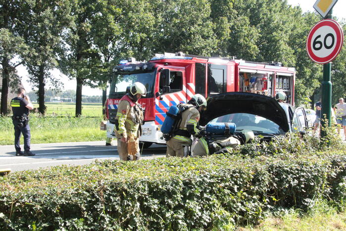 Motor ontploft tijdens achtervolging