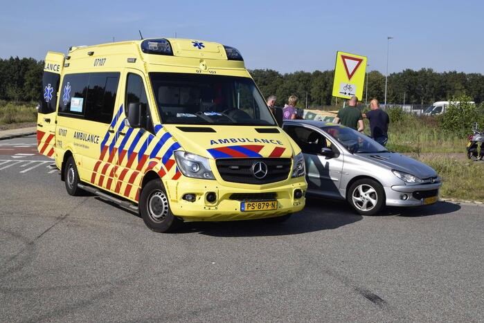 Scooterrijder gewond bij aanrijding