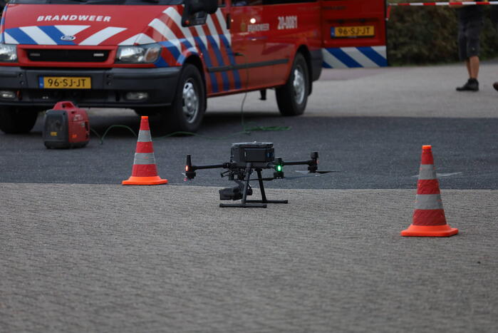 Flinke rookontwikkeling bij zeer grote brand