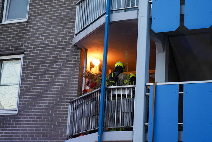 Woning geventileerd na brand