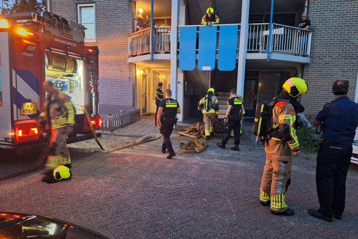 Woning geventileerd na brand
