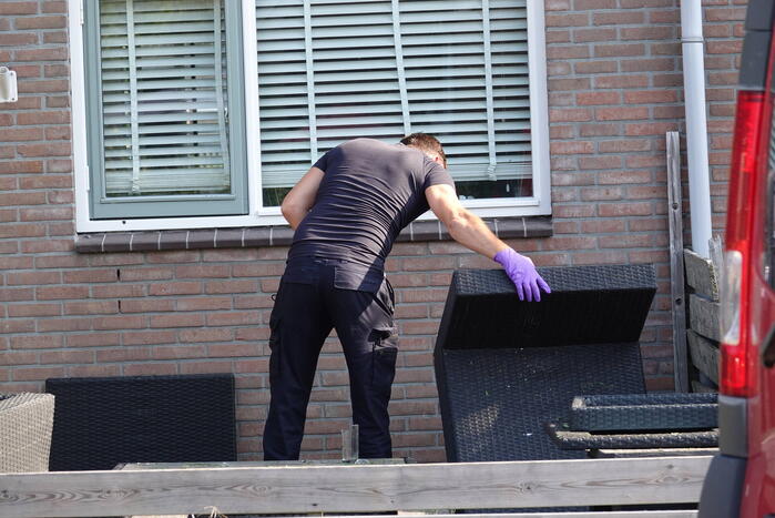 Woning beschadigd door explosie