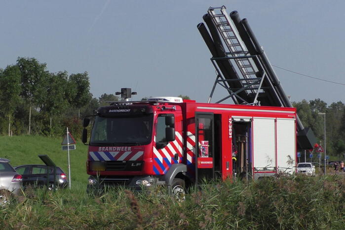Grote zoekactie naar te water geraakte hond