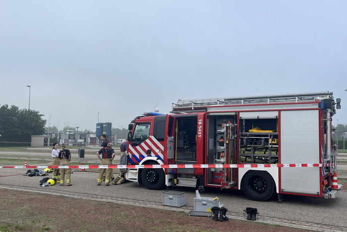 Parkeerplaats afgesloten vanwege onderzoek naar gevaarlijke stoffen