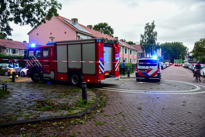 Twee flatwoningen volledig uitgebrand