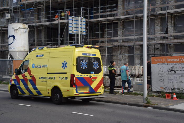 Bouwvakker gewond bij bedrijfsongeval