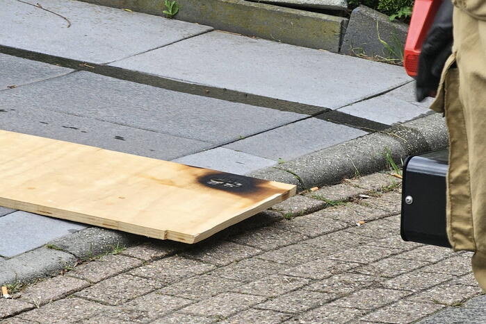 Halogeenlamp veroorzaakt brand