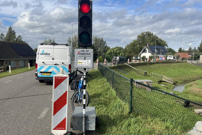 Deel van dijk weggezakt door lekkage