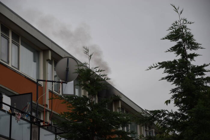 Forse brand in woning