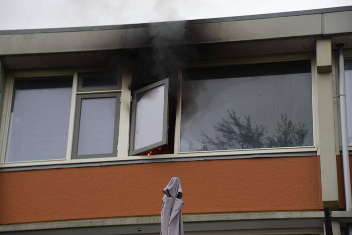 Forse brand in woning