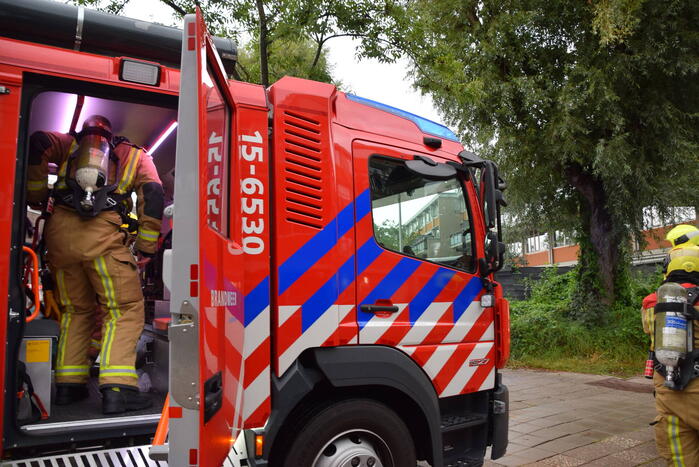 Forse brand in woning