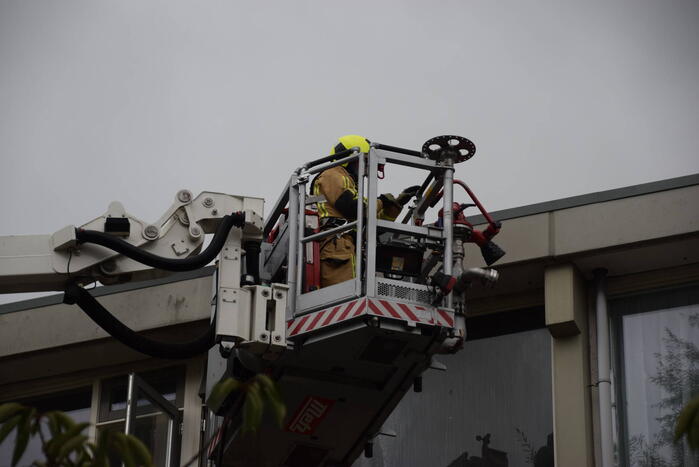 Forse brand in woning