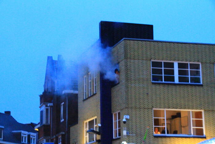 Grote brandoefening op kermis