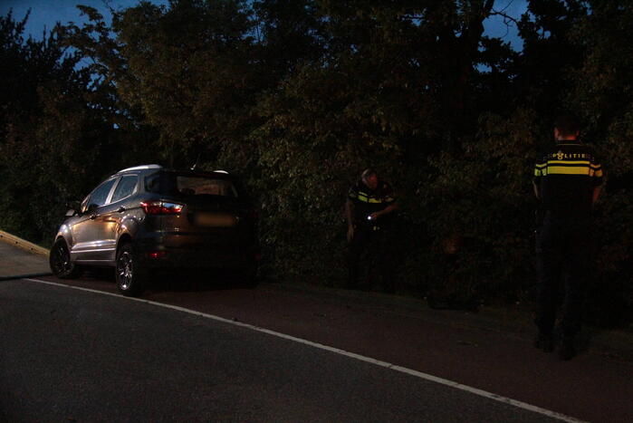 Vier gewonden bij botsing tussen auto en fietser