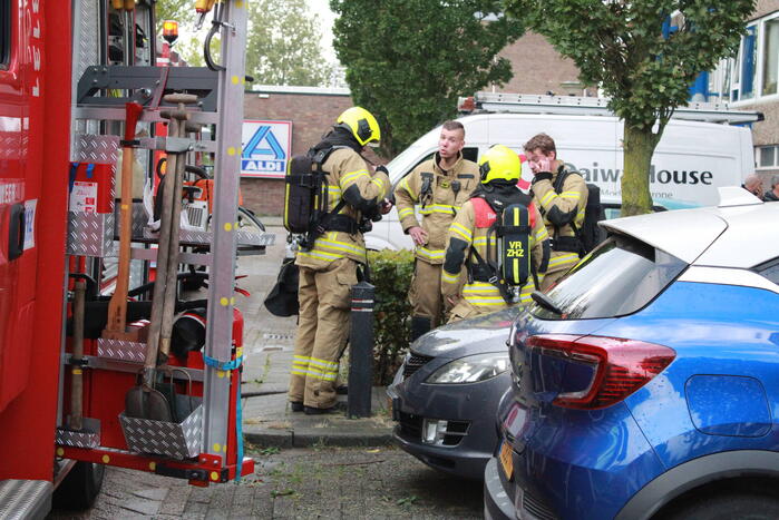Rookontwikkeling in flat na brand