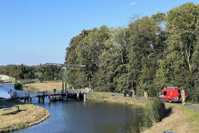Zoekactie na aantreffen fiets langs water
