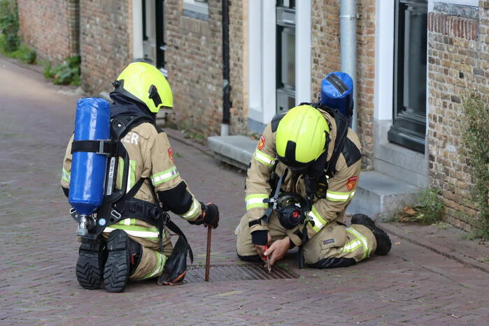 Brandweer ingezet voor rookontwikkeling in riool