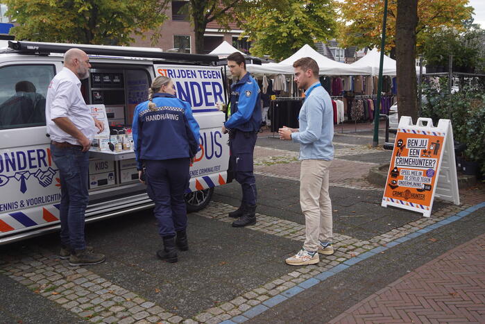 Geur van een xtc-laboratorium te ruiken op de markt