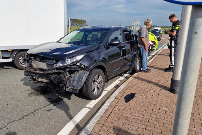 Twee auto's beschadigd bij ongeval