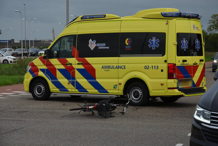 Fietser gewond bij verkeersongeval