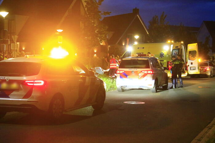 Scooterrijder ernstig gewond bij val