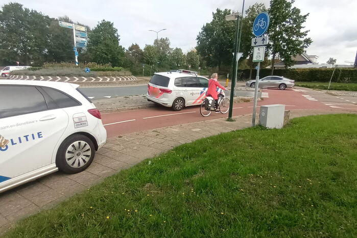 Fietser gewond bij botsing met automobilist