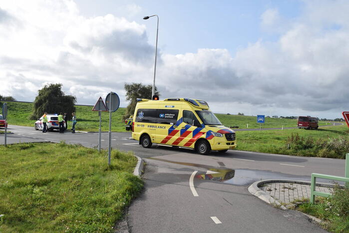 Scooterrijder gewond bij botsing