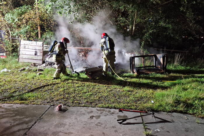 Brandstichting bij voormalige tennisvereniging